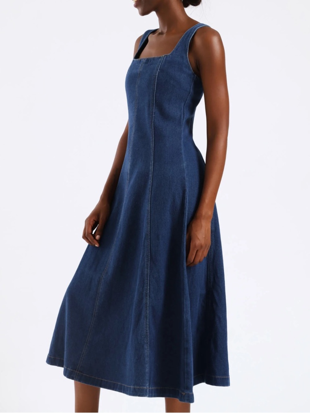J Crew Midi Denim Dress